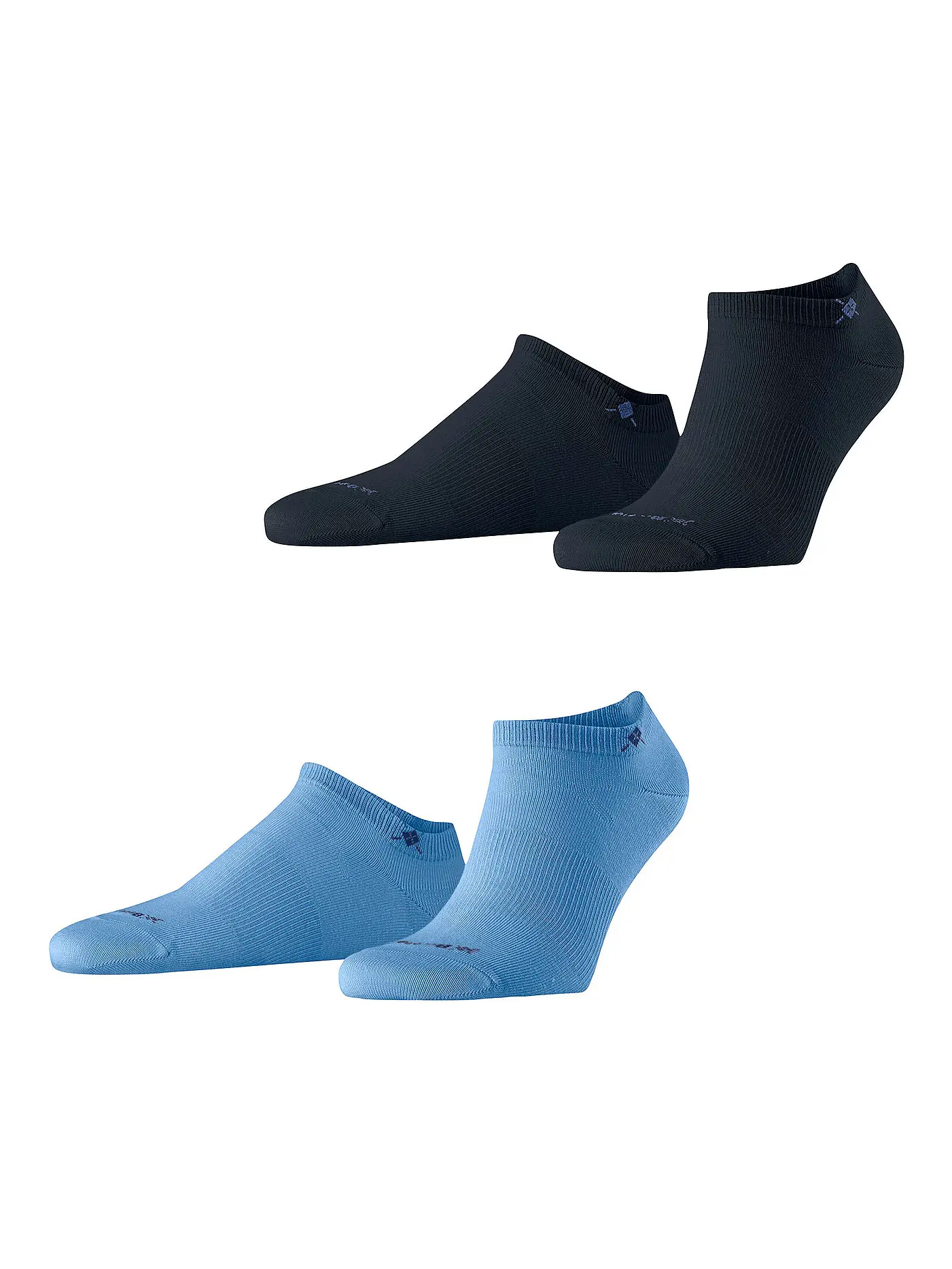BURLINGTON | Herren Sneaker Socken EVERYDAY 2-er Pkg. 40-46 light grey | blau